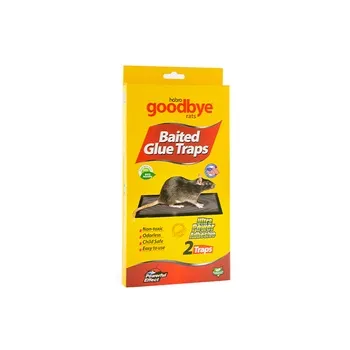 Habro Goodbye Rat Control Glue Baited Glue Traps 2 Pieces