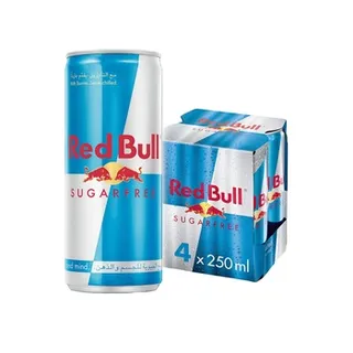 Red Bull Energy Drink Sugarfree 4 x 250ml
