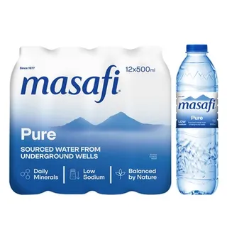 Masafi Bottled Drinking Water 12 x 500ml