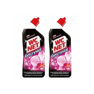 Wc Net Gel Crystal Pink Flowers 750ml Pack of 2