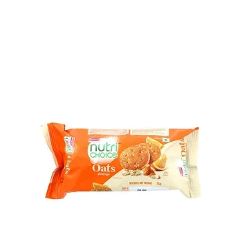 Britannia Nutri Choice Oats Cookies Orange 75g