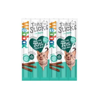 Webbox Cat Treat Tasty Sticks Duck 30g (6 Pcs)