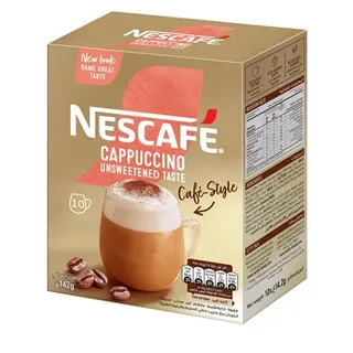NesCafé Cappuccino Unsweetened Frothy 10 x 14.2g