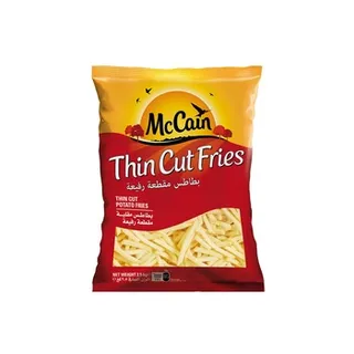 Mccain thin cut french fries 2.5kg