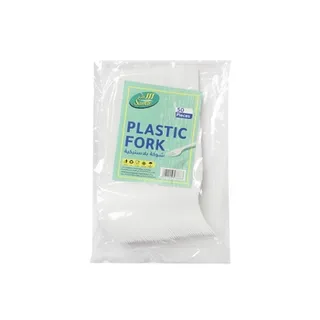 Samar Plastic Fork White 50s