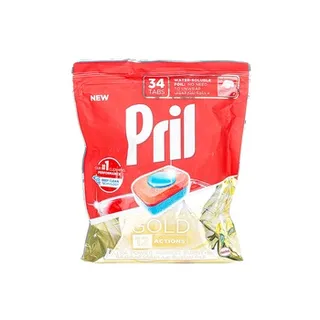 Pril Gold 12 Action Tabs - 34 Tabs