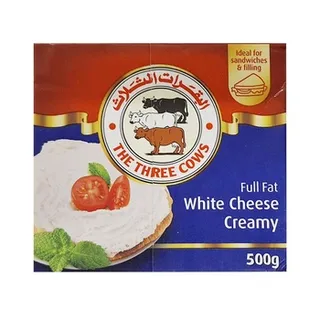 الثلاث بقرات جبنة بيضاء 500g