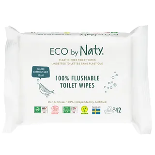 Naty Wipes Flushable 42pcs