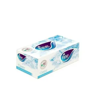 Fine Classic 2 Ply White Facial Tissues 200 Sheets