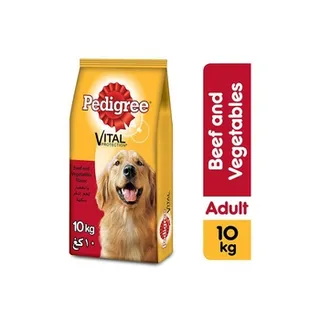 Pedigree Beef & Vegetables Dry Dog Food Adult 10kg