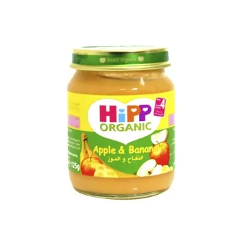 هيب عضوي طعام أطفال تفاح وموز 125g