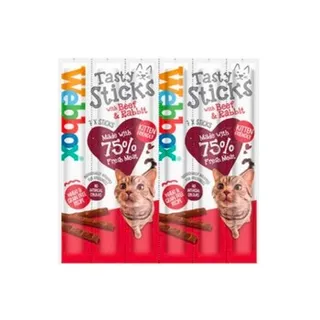 Webbox Cat Treat Tasty Sticks Beef & Rabbit 30g (6 Pcs)