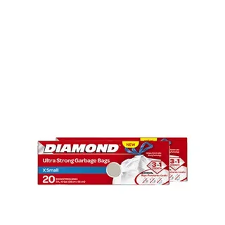 Diamond Waste Bag Extra Small (56cm X 56cm) 1+ 1 Promo