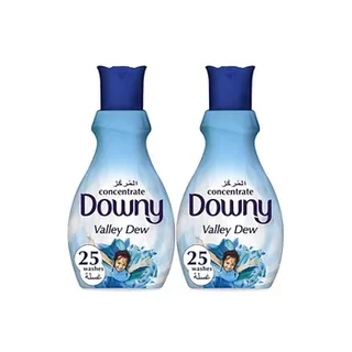 Downy Valley Dew Concentrate Fabric Softener 1 ltr Pack Of 2