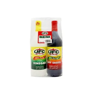 Ufc Sarap Vinegr+Soy Sauce Value Pack 1 ltr