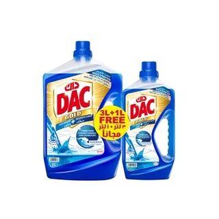 Dac Disinfectant Gold Ocean Breeze 3 ltr + 1 ltr