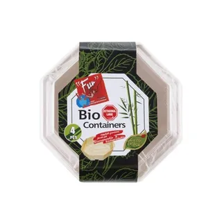 Fun Octa Wooden Container with Lid 4Pc 16X4 Cm
