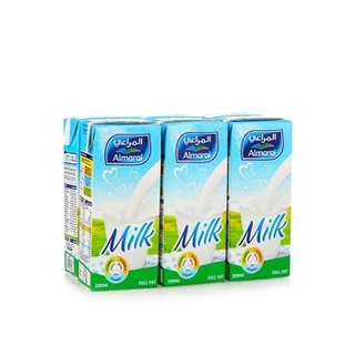 Almarai uht milk full cream 6 x 200ml