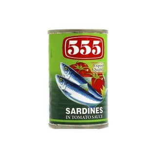 555 Sardines In Tomato Sauce 150g