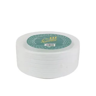Samar Foam Plates 9 Inch White 25pcs