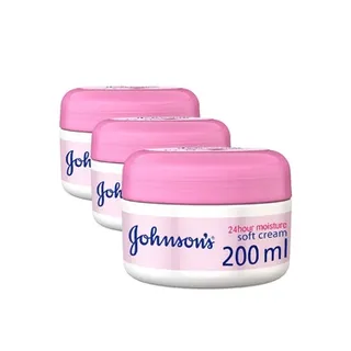 Johnson's 24 Hour Moisturizing Soft Cream 200ml 2+1