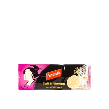 Fantastic Salt & Vinegar Rice Crackers 100g