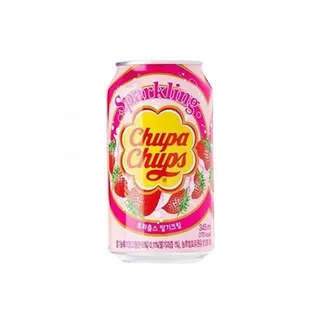Chupa Chups Strawberry Sparkling Soda 345ml