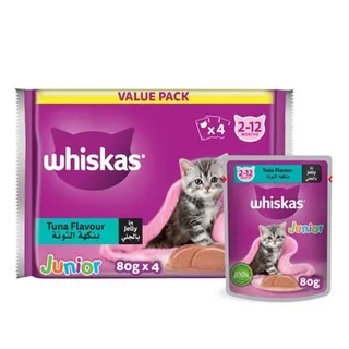 Whiskas Tuna Dry Food For Kittens 4 x 80g