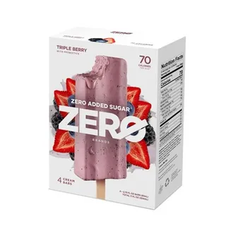 Keto Triple Berry Ice Cream 0 Bar 4X81ml