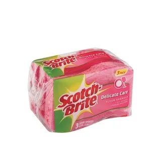 Scotch Brite Delicate Care Scrub Sponges 3 Pack