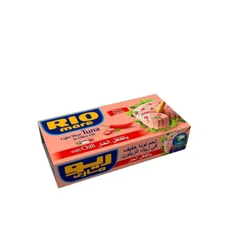 RIO MARE تونة لحم خفيف بالفلفل الحار في زيت زيتون 160gm علبة 2