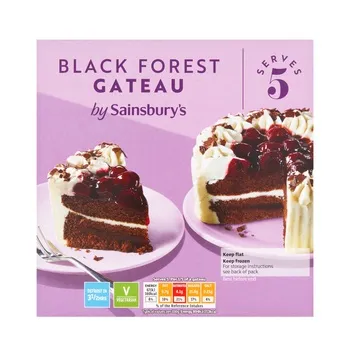 Sainsburys Black Forest Gateau 375g