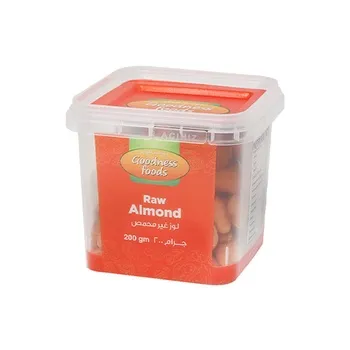 Goodness Foods Almond Raw (B) 200g