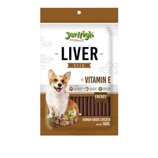 Jerhigh Dog Snack Liver Stix 100g