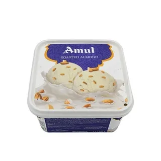 Amul Roasted Almond Ice Cream 1 ltr