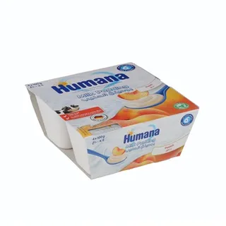 Humana Milk Peach Dessert 4X100g