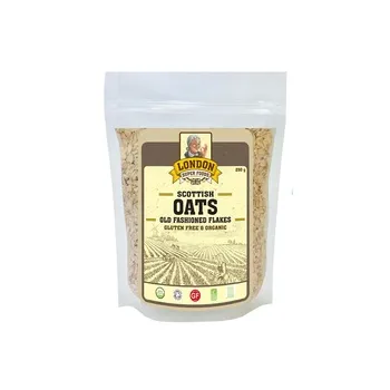 London Superfoods Organic Old Fashioned Rolled Oats Gluten-Free 250g