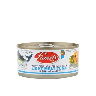 Family Light Meat Tuna Chunk In Spring Water 185g