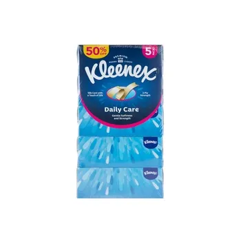 Kleenex Daily Care Facial Tissue - Pack Of 5 Boxes 170 Sheets X 2 Ply