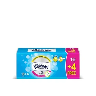 Kleenex Dry Soft Toilet Tissue Paper 2 PLY 20 Rolls x 200 Sheets Embossed Bathroom Tissue with a Touch Of Cotton