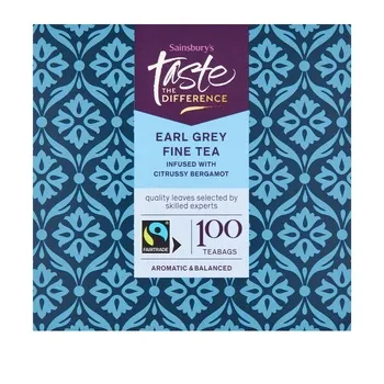 Sainsburys Taste The Different Earl grey Tea Bag