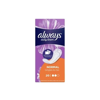 Always Daily Liners Comfort Protect Individually Wrapped 20 Count