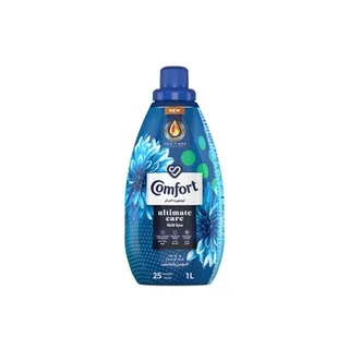 Comfort Ultimate Care Concentrated Fabric Softener For Long-Lasting Fragrance Iris & Jasmine Complete Clothes Protection 1000ml