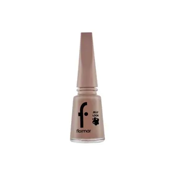 Flormar Nail Polish - Jelly Look Nail Enamel Coffee With Milk 0.37g