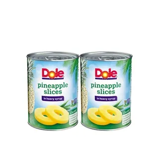 Dole Pineapple Slices In Heavy Syrup 2X5