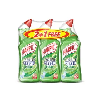Harpic Active Fresh Pine Toilet Cleaner 750ml Pack Of 3