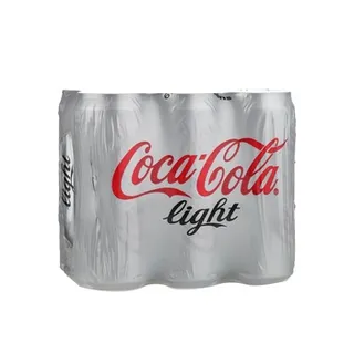 Coca-Cola Light Carbonated Soft Drink Can 330ml Pack of 6