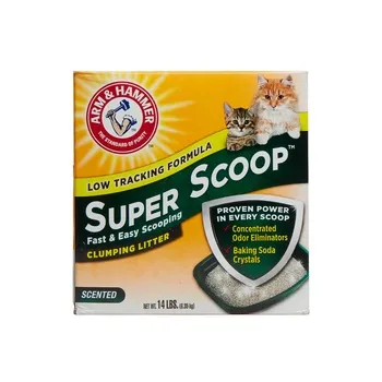 Arm & Hammer Super Scoop Clumping Litter with Odor Eliminating Baking Soda 6.35 kg