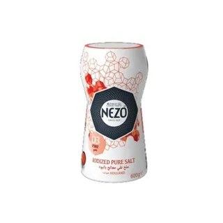 Nezo Iodized Pure Salt Red Bottle 600g