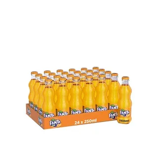 فانتا برتقالي مشروب غازي زجاجة 250ml حزمة 24